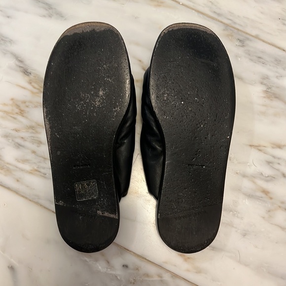 Balenciaga back leather knotted slides / mules size 36 - Picture 3 of 6